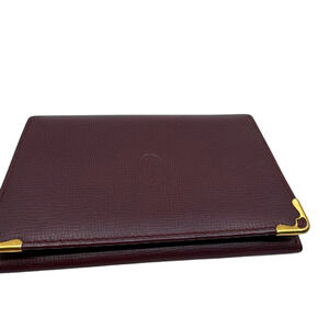 Cartier Must de Cartier Burgundy Leather Card Holder
